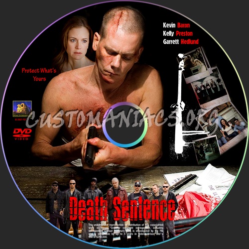 Death Sentence dvd label