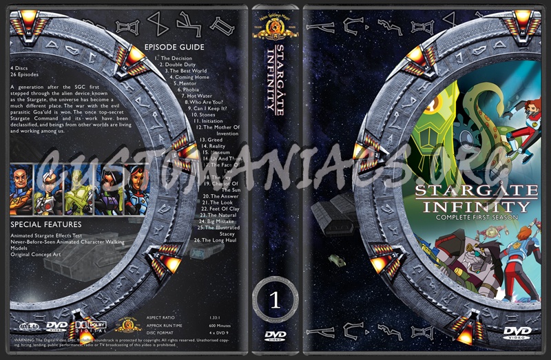 Stargate Infinity dvd cover