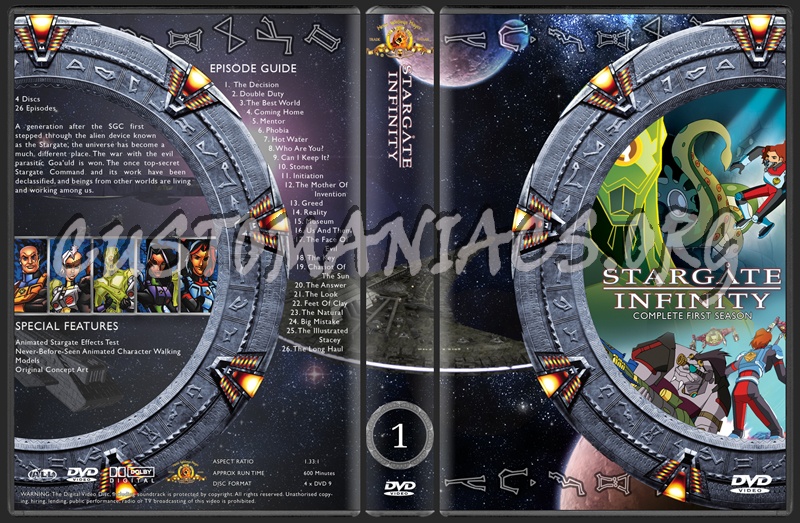 Stargate Infinity dvd cover