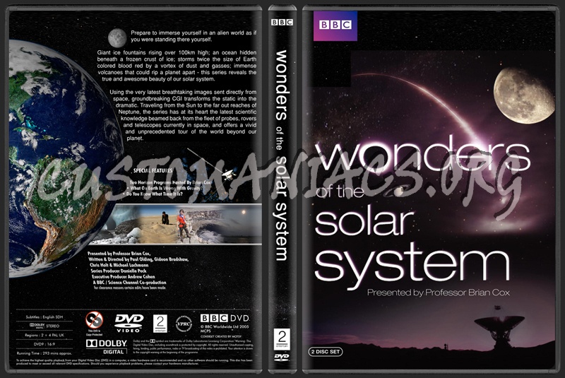 Wonders Of The Solar System dvd cover