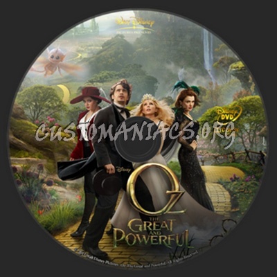 Oz: The Great and Powerful dvd label