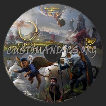 Oz: The Great and Powerful dvd label
