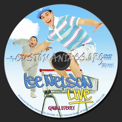 Lee Nelson Live dvd label