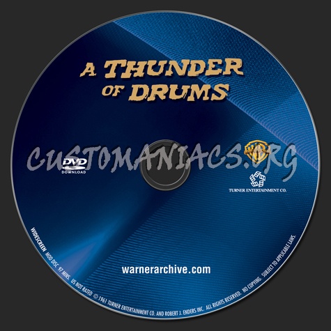 A Thunder of Drums dvd label