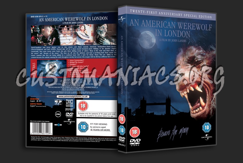 An American Werewolf in London dvd cover