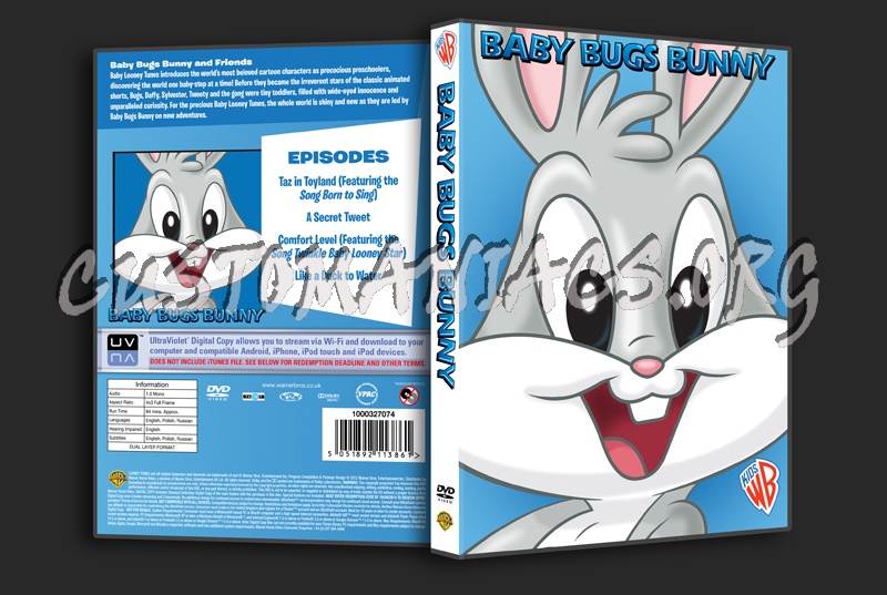 Baby Bugs Bunny dvd cover