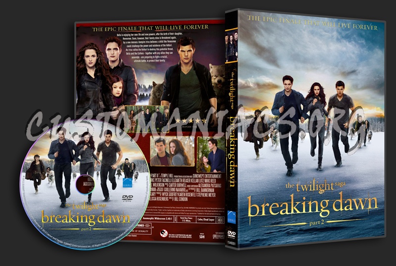 The Twilight Saga: Breaking Dawn - Part 2 dvd cover