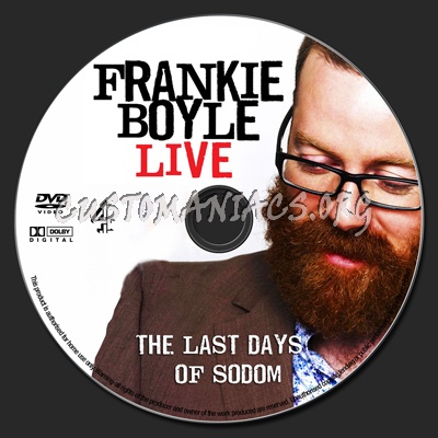 Frankie Boyle Live - The Last Days of Sodom dvd label