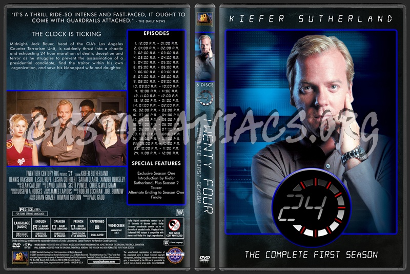 24 TV Collection dvd cover