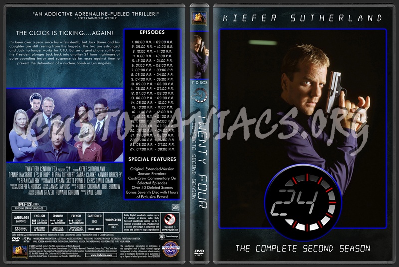 24 TV Collection dvd cover