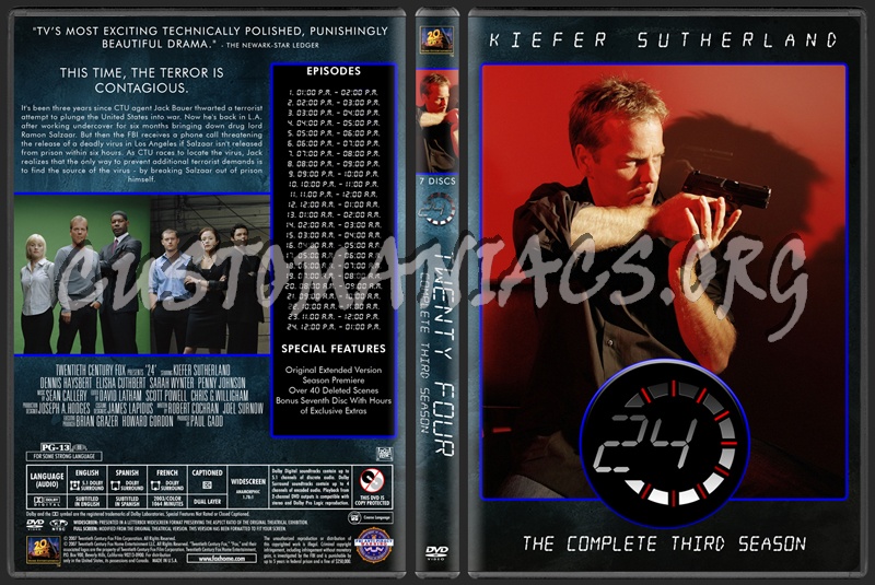 24 TV Collection dvd cover