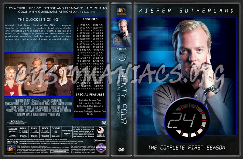 24 TV Collection dvd cover