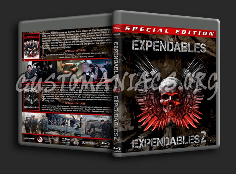 The Expendables Double Feature blu-ray cover