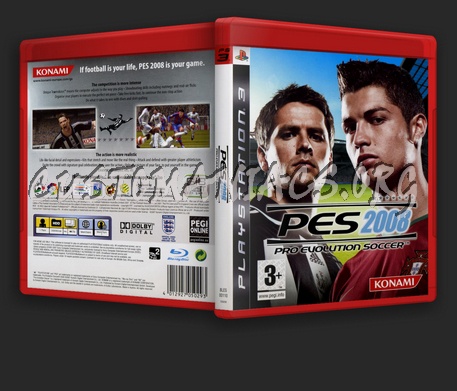 Pro Evolution Soccer 2008 dvd cover