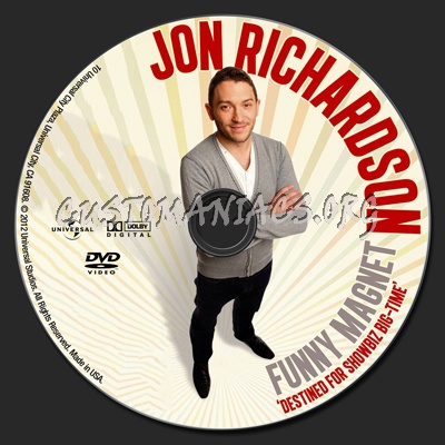 Jon Richardson Funny Magnet dvd label