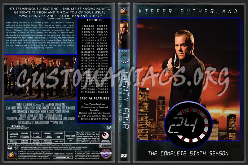 24 TV Collection dvd cover