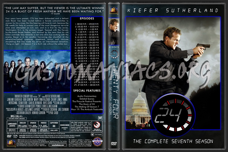 24 TV Collection dvd cover