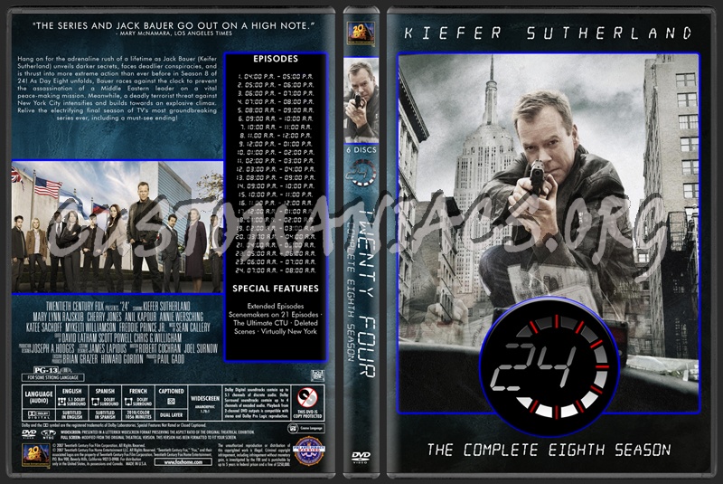 24 TV Collection dvd cover