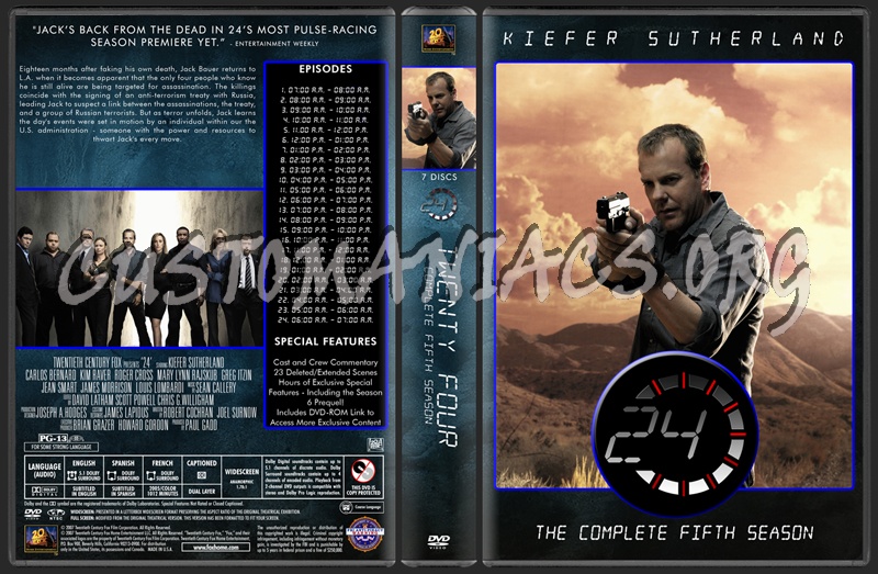 24 TV Collection dvd cover