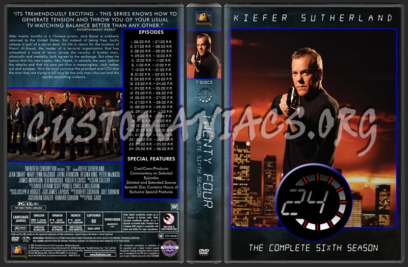 24 TV Collection dvd cover