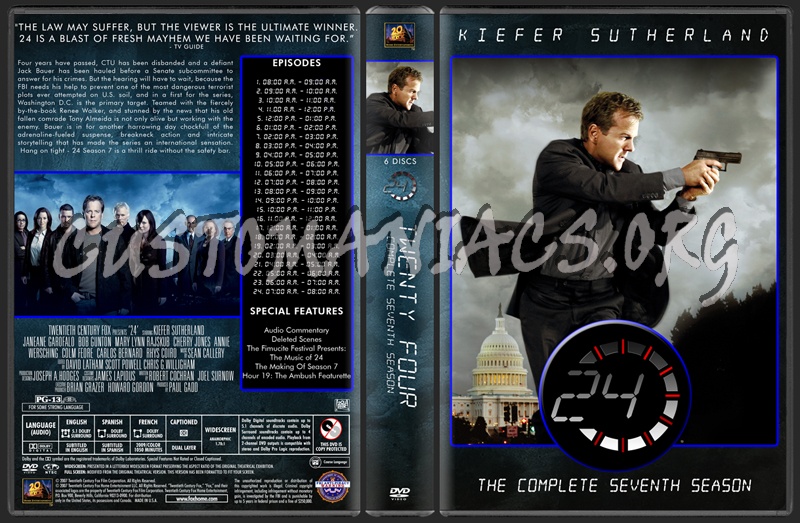 24 TV Collection dvd cover