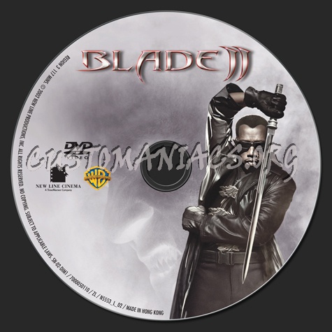 Blade 2 dvd label
