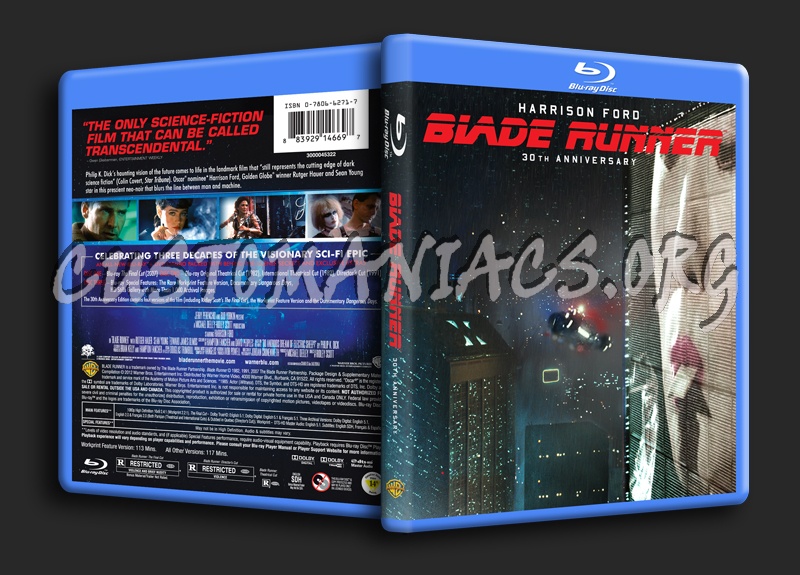 Blade Runner blu-ray cover