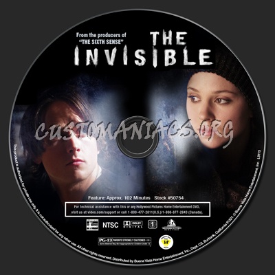The Invisible dvd label