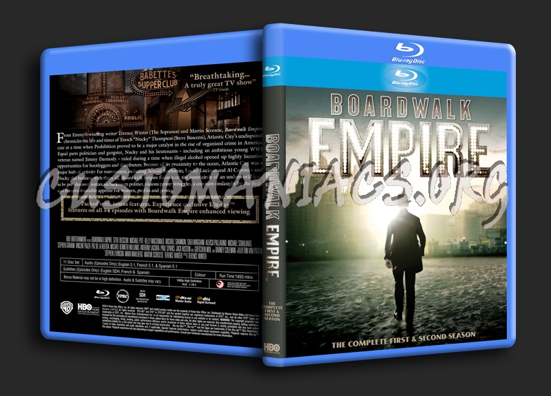 Boardwalk Empire Season 1&2 blu-ray cover