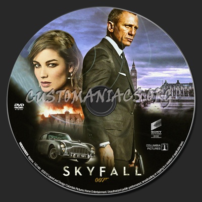 Skyfall dvd label