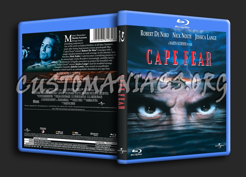 Cape Fear (1991) blu-ray cover