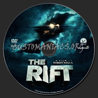 The Rift (2012) dvd label