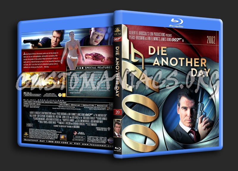 James Bond Collection - Die Another Day (20) blu-ray cover