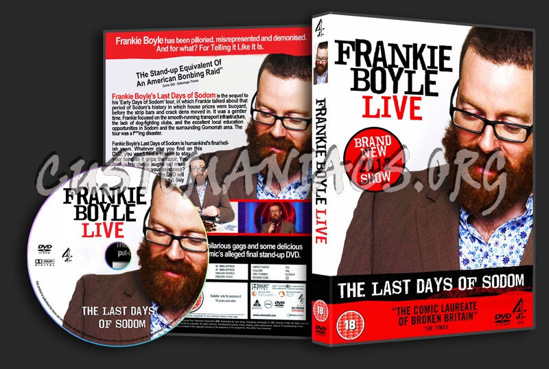 Frankie Boyle Live The Last Days of Sodom dvd cover