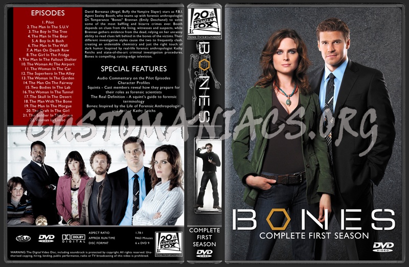 Bones TV Collection dvd cover