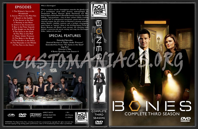 Bones TV Collection dvd cover