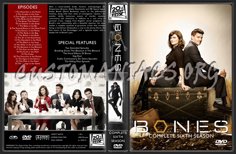 Bones TV Collection dvd cover