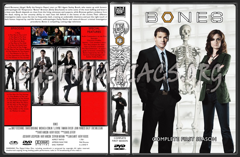 Bones - Tv Collection dvd cover