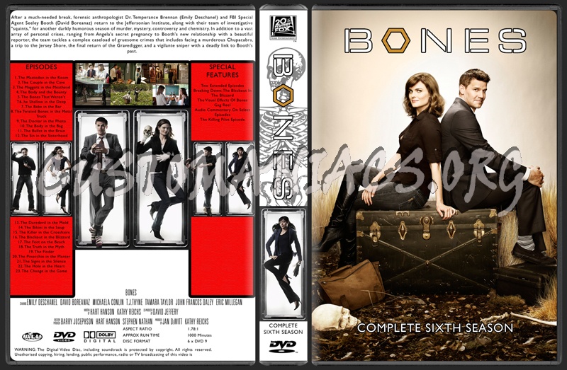 Bones - Tv Collection dvd cover