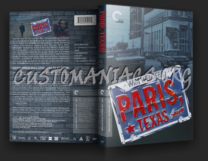 501 - Paris, Texas dvd cover