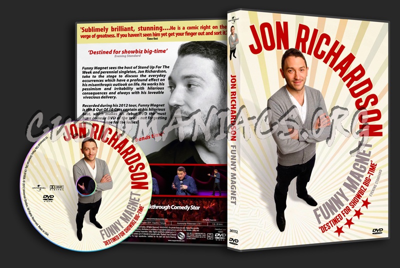 Jon Richardson Funny Magnet dvd cover