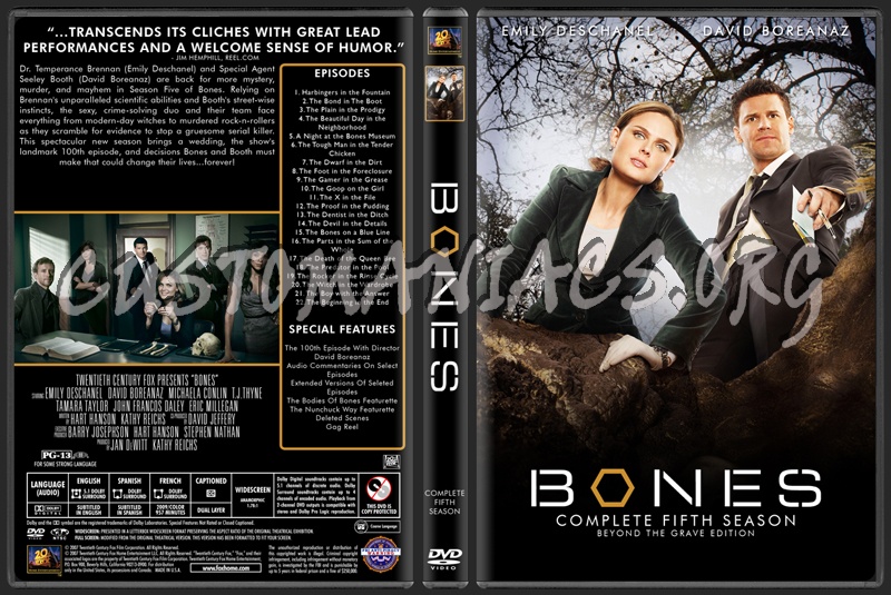 Bones - TV Collection dvd cover