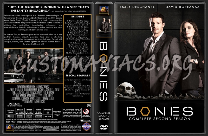 Bones TV Collection dvd cover