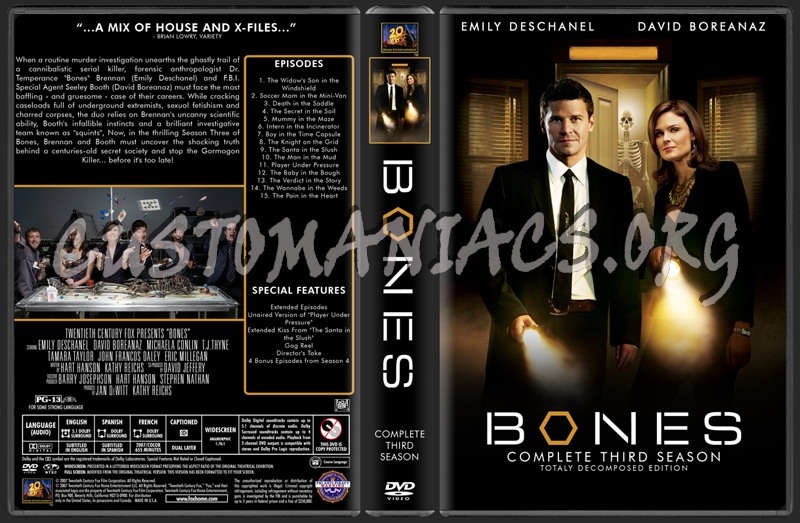 Bones TV Collection dvd cover