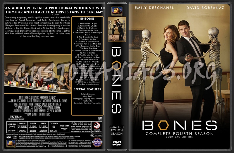 Bones TV Collection dvd cover