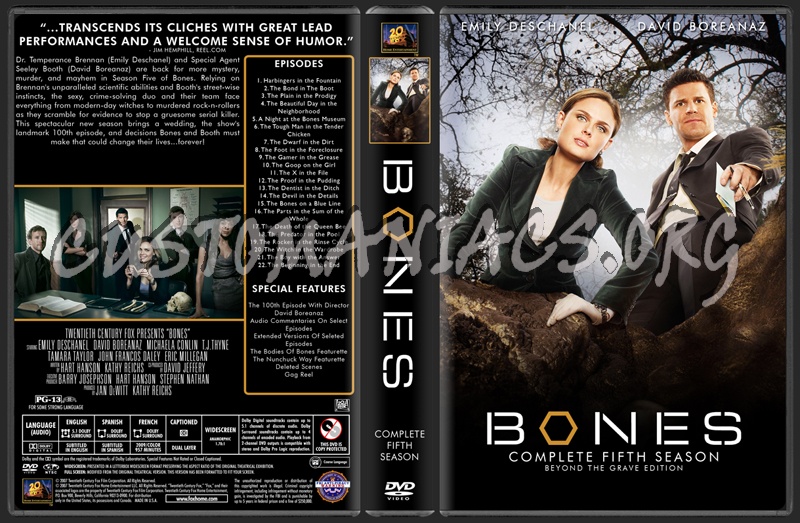 Bones TV Collection dvd cover