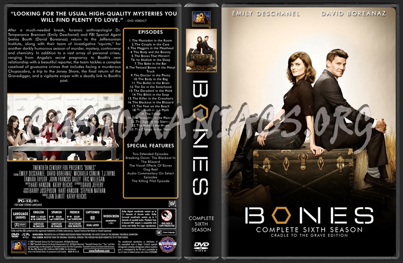 Bones TV Collection dvd cover