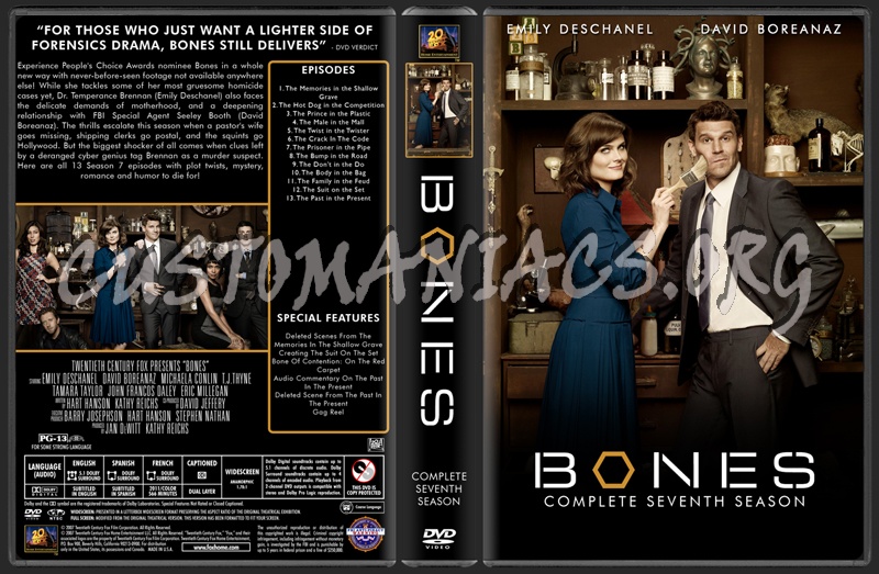 Bones TV Collection dvd cover