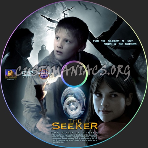 The Seeker The Dark is Rising dvd label
