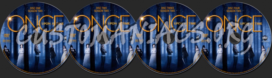 Once Upon A Time Season Two dvd label